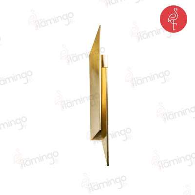 Casper Wall Mounted Light side view - gold-accented furniture - The Flamingo Life
