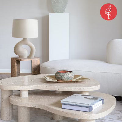 Ophelia Nordic Styled Table Lamp – angle view – luxury table lamp India – The Flamingo Life