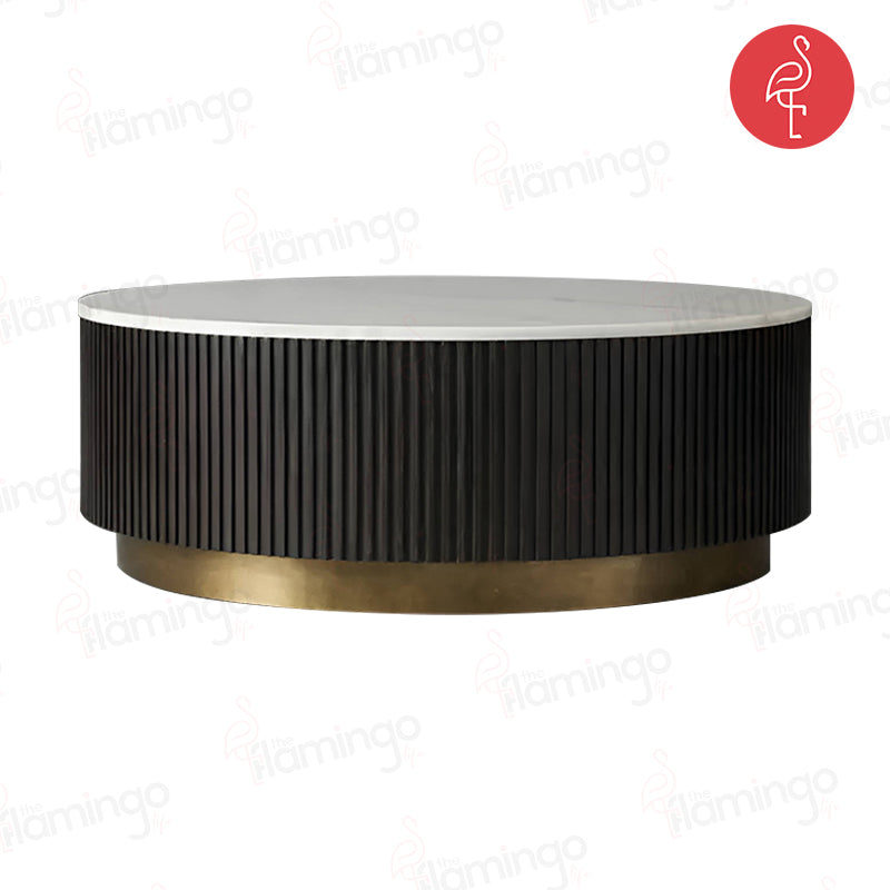 Saturn Round Louver Table