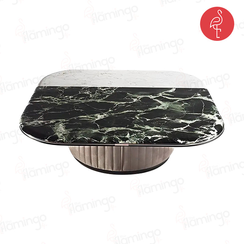 Onyx Cocktail Table Set lifestyle view - onyx stone furniture - The Flamingo Life