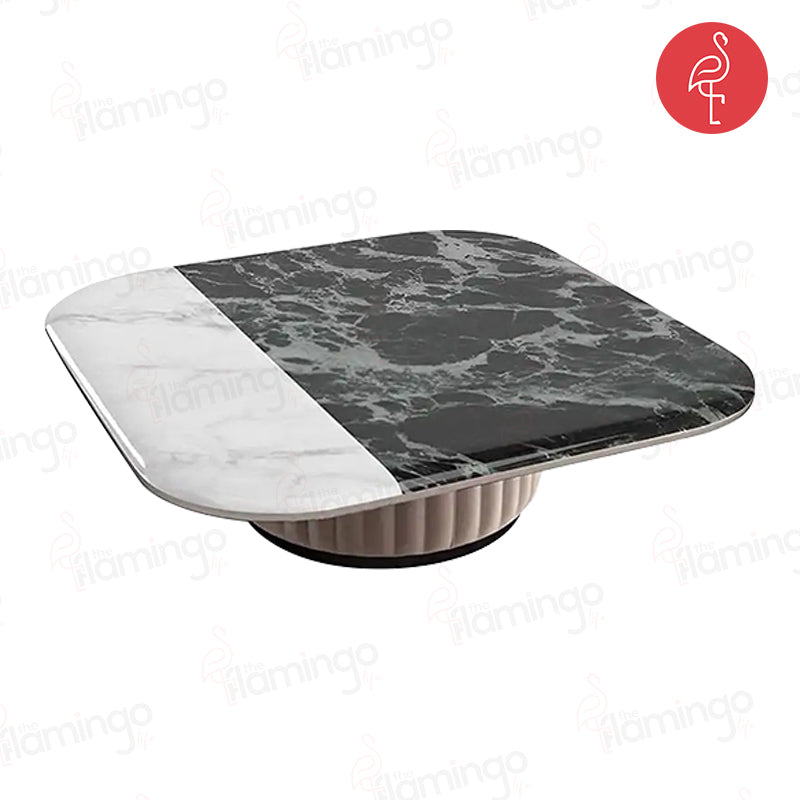 Onyx Cocktail Table Set detail view - onyx stone furniture - The Flamingo Life