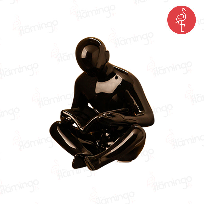 Human Study Book End – detail view – luxury bookend India – The Flamingo Life
