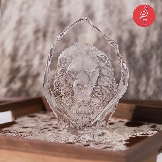 Mufasa Lion Royal Glass Figurine