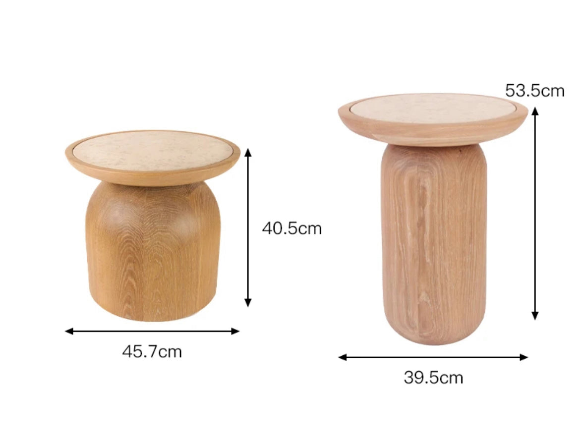 Serenity Table Set view 8 - Japandi furniture - The Flamingo Life