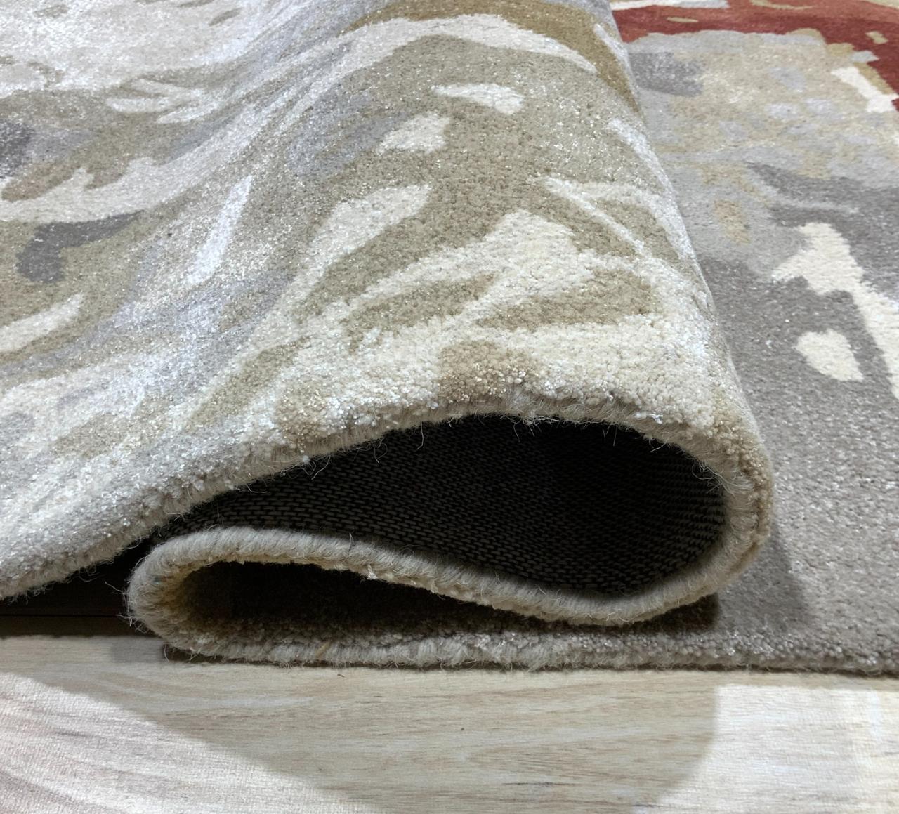 Premium Hand Tufted Abstract Carpet – interior – designer abstract carpet India – The Flamingo Life
