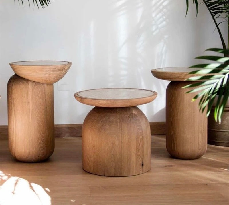 Serenity Table Set view 7 - Japandi furniture - The Flamingo Life