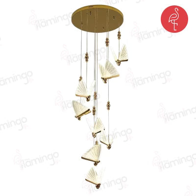 Firefly Luminous Hanging Light – angle view – designer hanging light India – The Flamingo Life