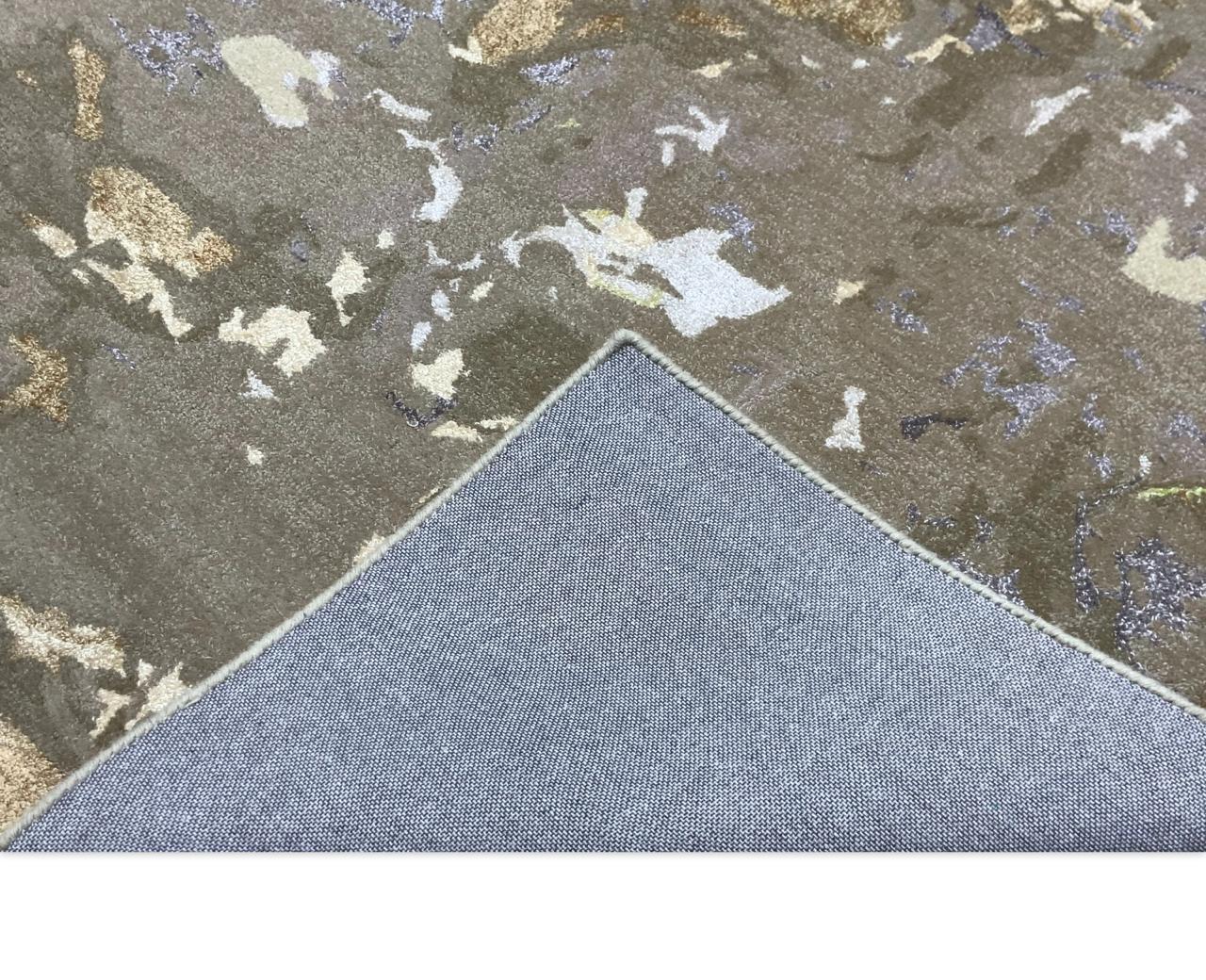 Premium Abstract Hand Tufted Carpet – styled – designer hand tufted rug India – The Flamingo Life
