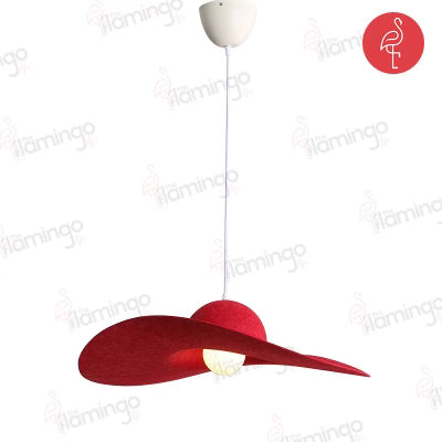 Mindy Quirky Hat Chandelier – detail view – designer chandelier India – The Flamingo Life