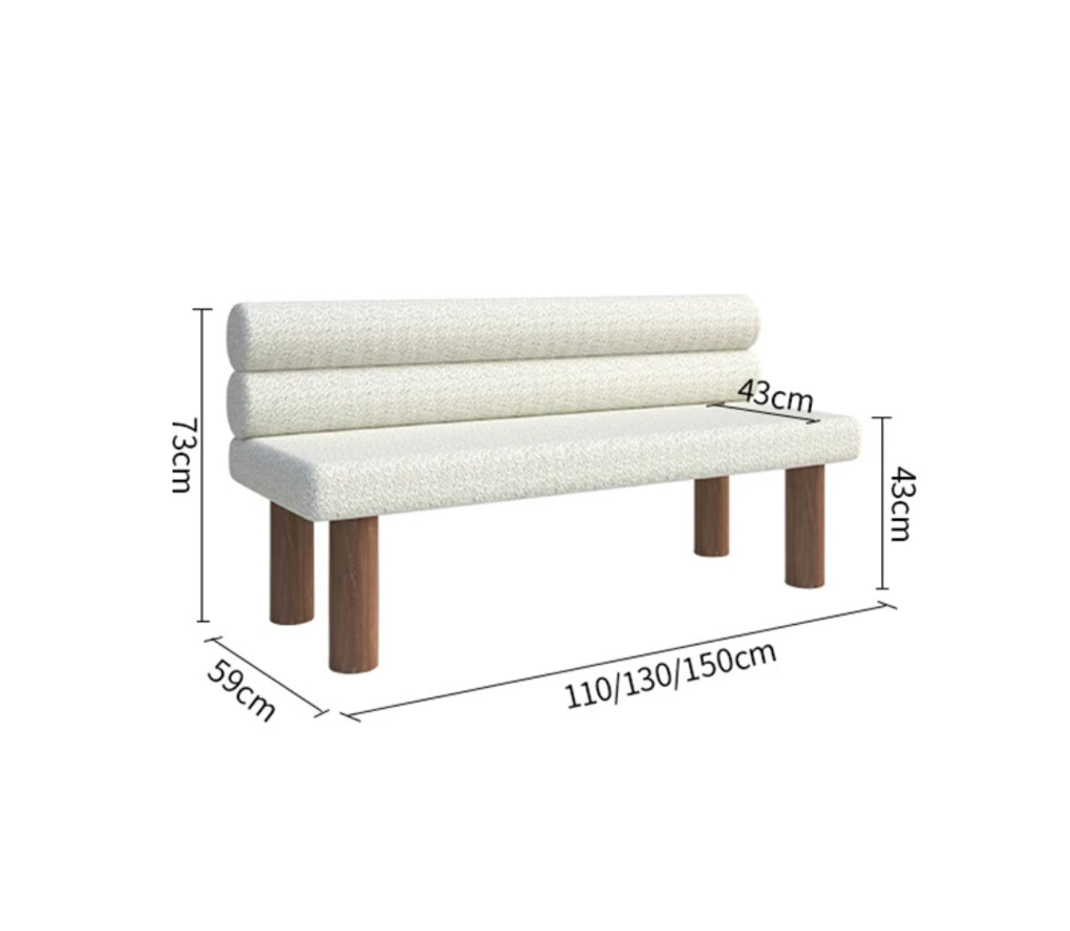 Minimalistic Japandi Style Couch lifestyle view - Japandi sofa - The Flamingo Life