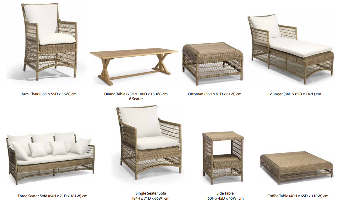 Indus Premium Outdoor Furniture view 7 - outdoor furniture - The Flamingo Life