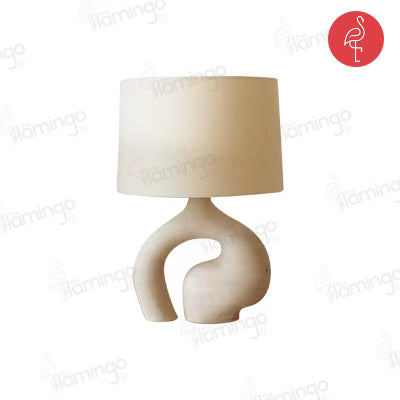 Ophelia Nordic Styled Table Lamp – detail view – luxury table lamp India – The Flamingo Life