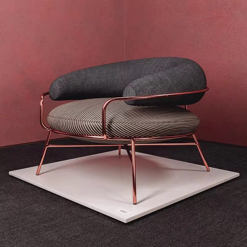 Greta Accent Chair detail view - premium leather accent chair - The Flamingo Life