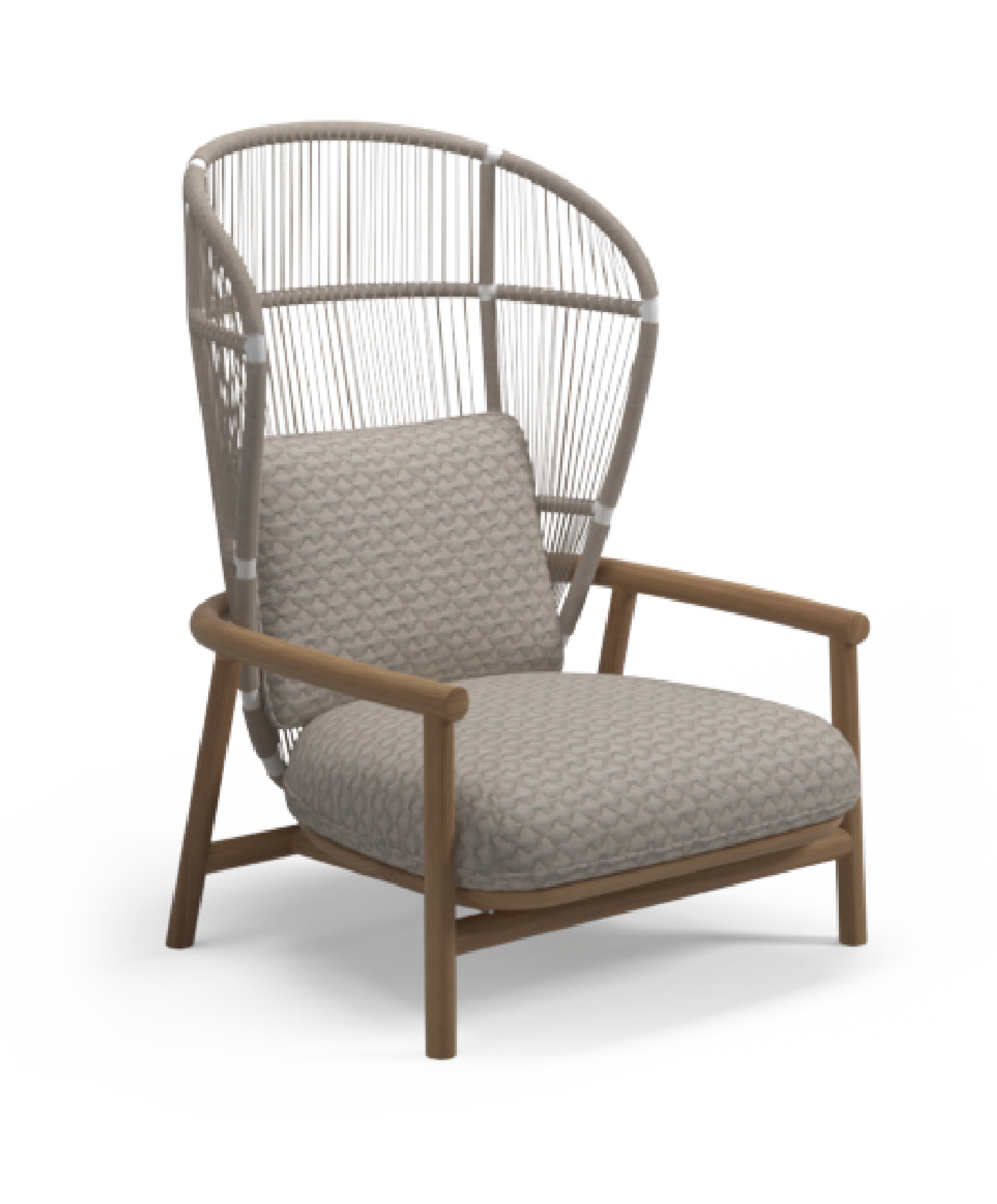 Kaveri Premium Outdoor Furniture close-up - premium rope outdoor furniture - The Flamingo Life