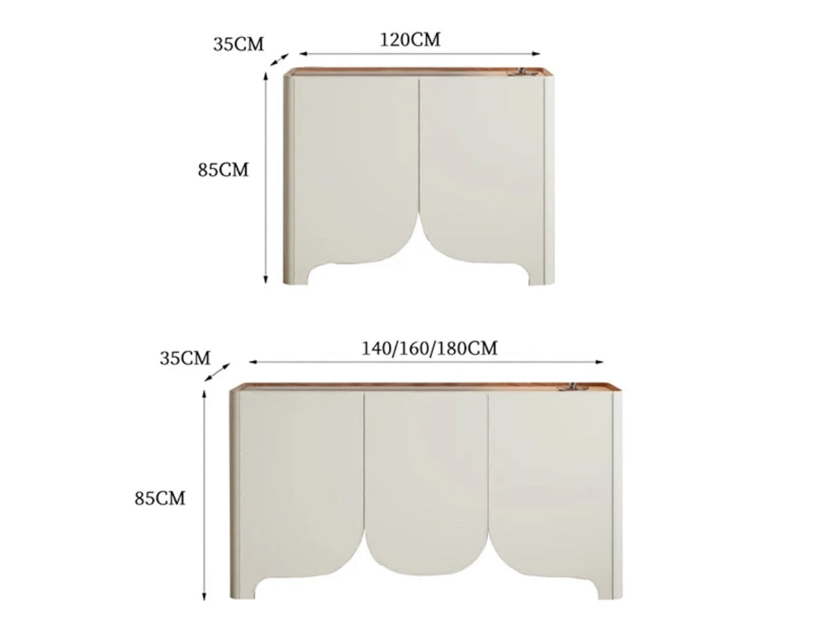 Samurai Cabinet/Console close-up - console table - The Flamingo Life