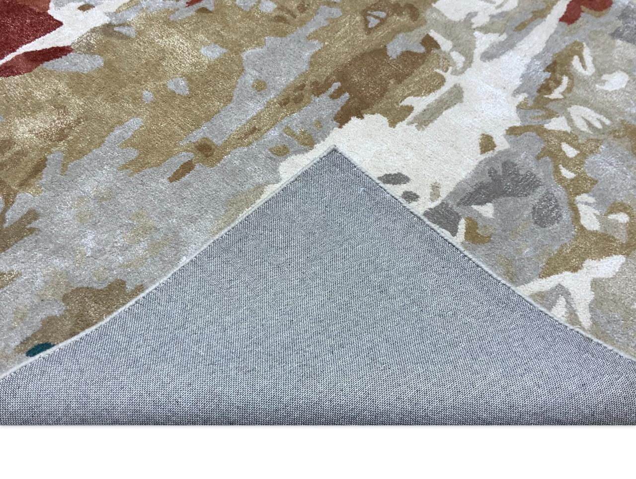 Premium Hand Tufted Abstract Carpet – lifestyle – luxury hand tufted carpet India – The Flamingo Life