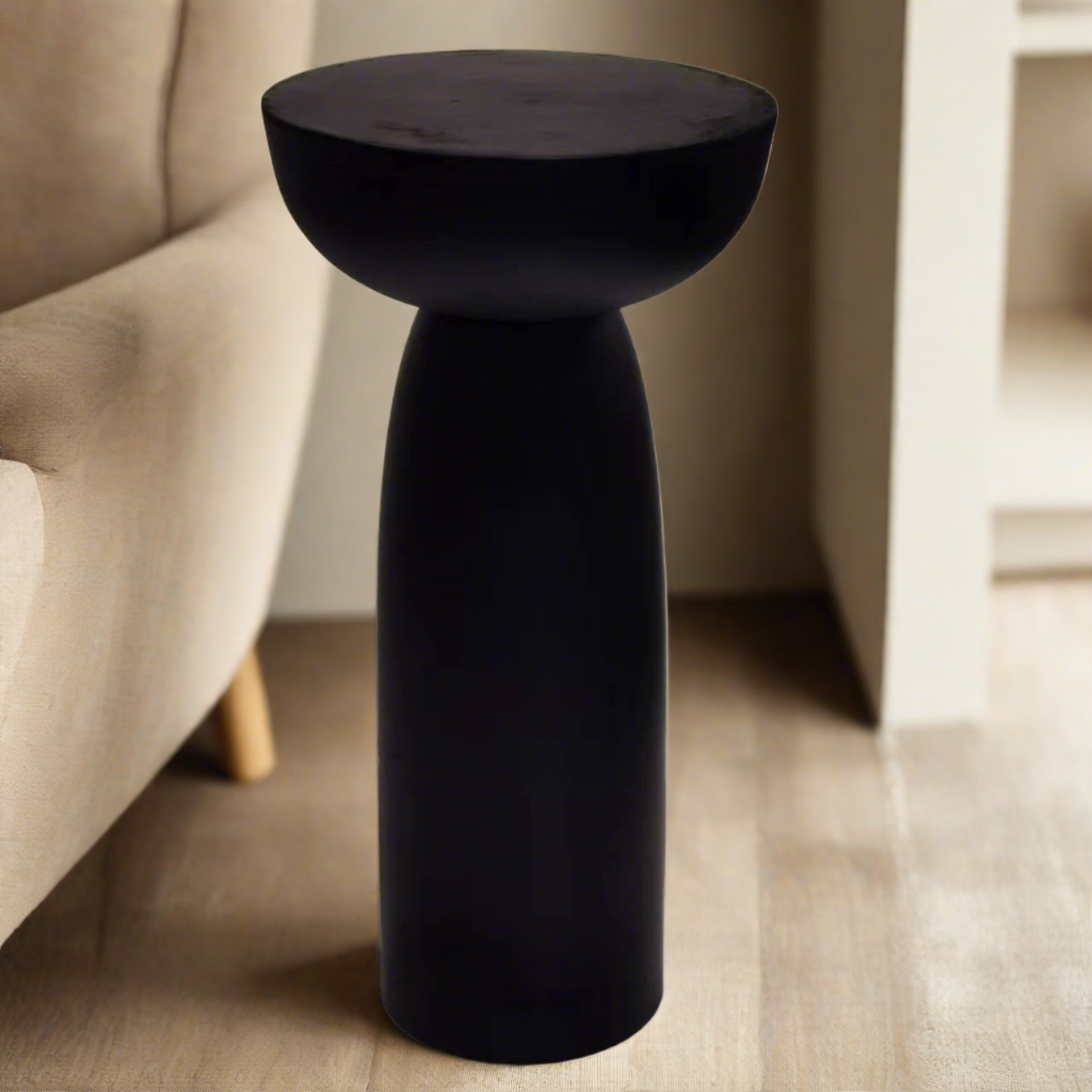 Patra Side/Drink Table side view - side table - The Flamingo Life