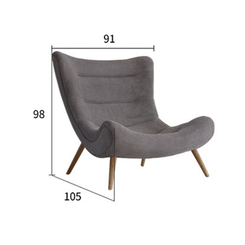 Modern Simple Art Chair view 15 - iron accent chair - The Flamingo Life