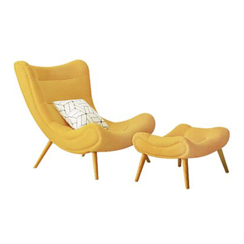 Modern Simple Art Chair lifestyle view - iron accent chair - The Flamingo Life