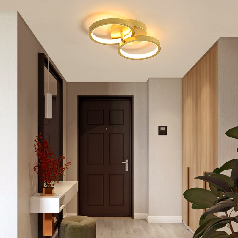 Nordic Ceiling Light LED – angle view – modern LED ceiling light India – The Flamingo Life